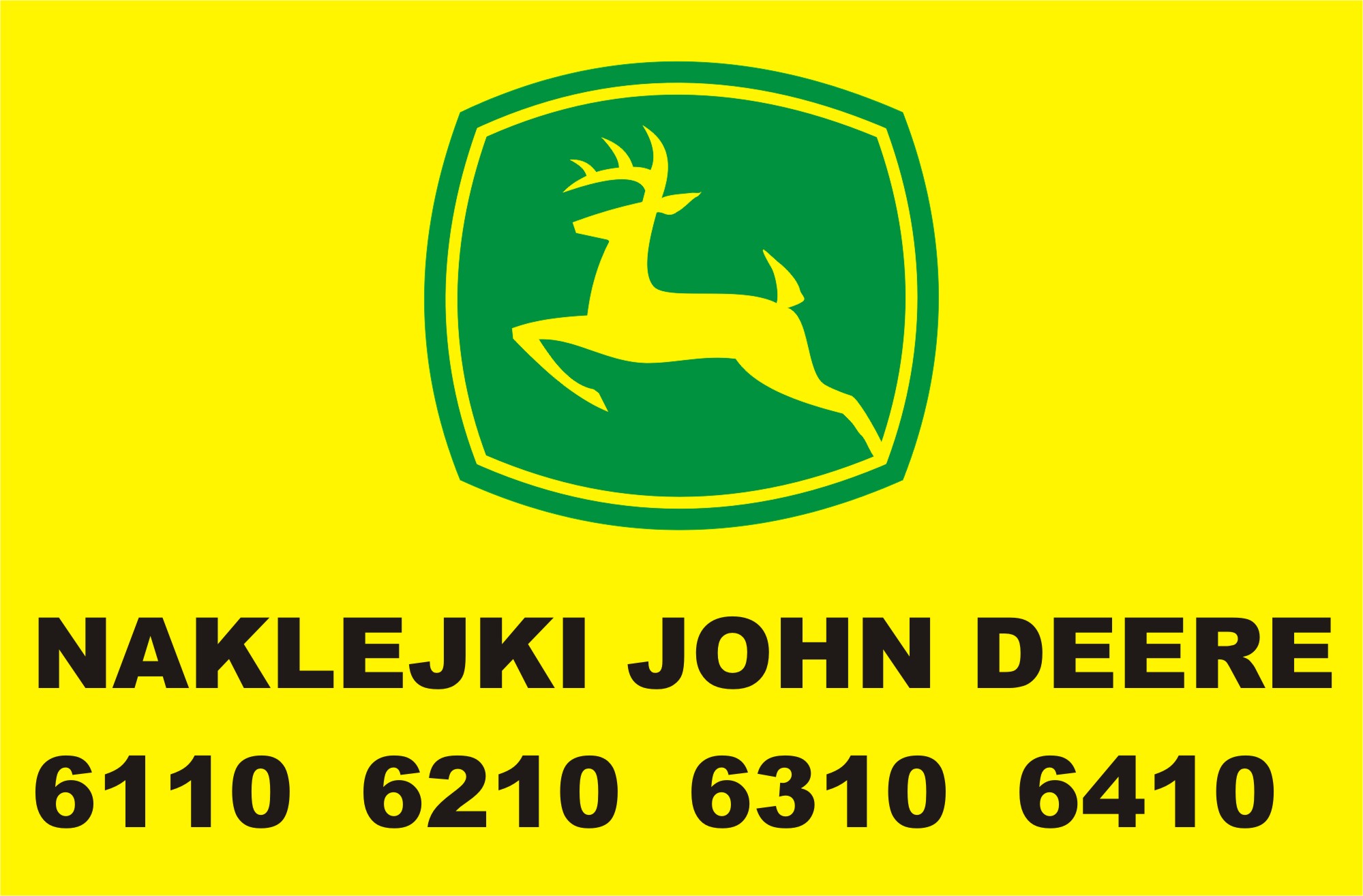 Naklejki John Deere 6110 Niska Cena Na Allegro Pl