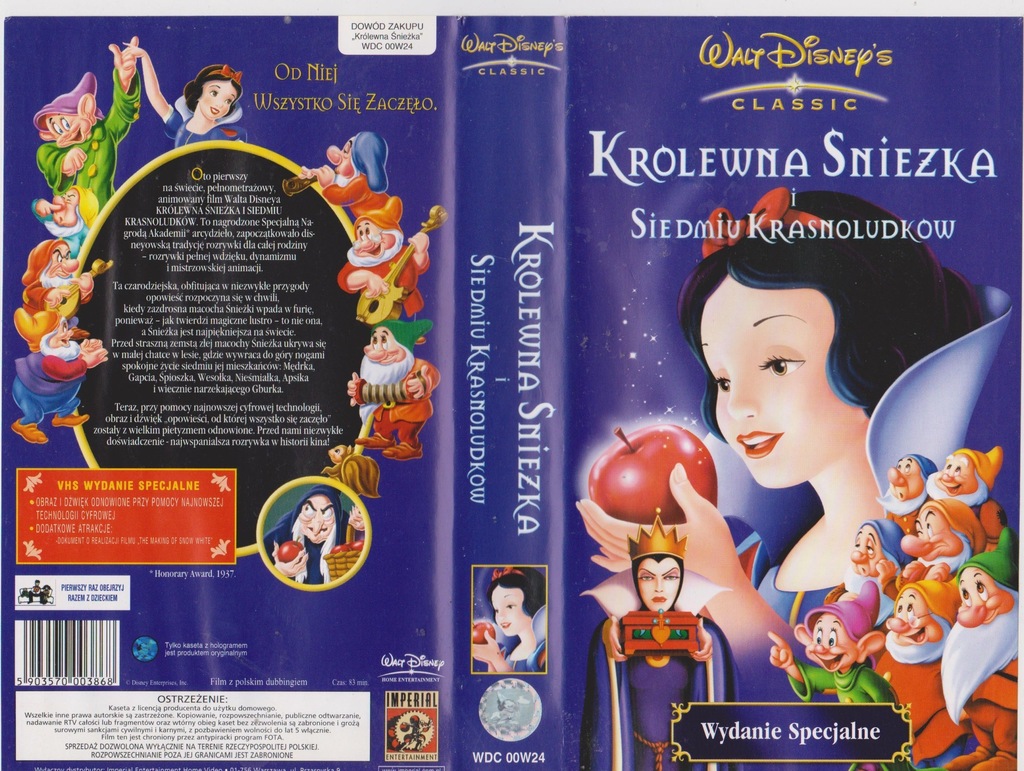 Vhs Kr Lewna Nie Ka I Siedmiu Krasnoludk W