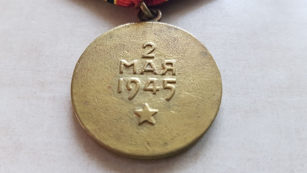 Medal Radziecki Za Zdobycie Berlina Oficjalne Archiwum