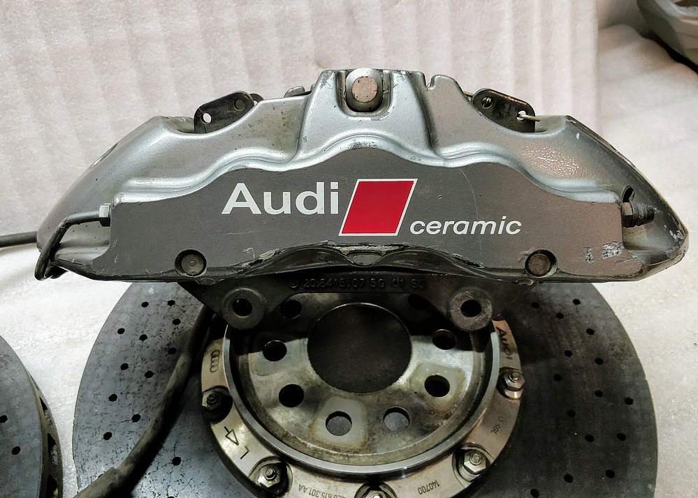 Audi A8 S8 D3 Ceramic Przód 380x38mm zaciski tarcz 7252344064