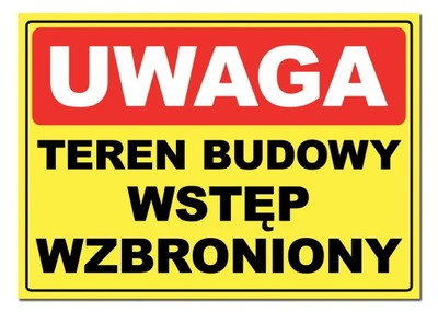 10x A4 TABLICZKA NIEUPOWAŻNIONYM WSTĘP WZBRONIONY 11850574364