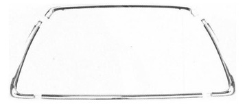 Планка рамка пустушки хром Mitsubishi ASX 13-16