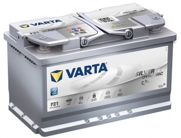 Батарея VARTA F21 80ah 800A AGM старт-стоп човен