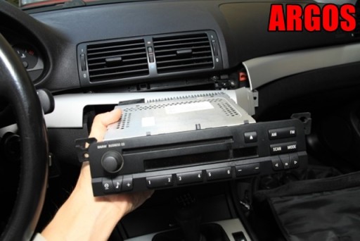 Радіо рамка роз'єм iso червоний антена BMW 3 E46 - 13
