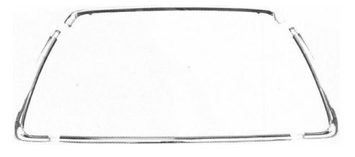 Планка рамка пустушки хром Mitsubishi ASX 13-16 - 1