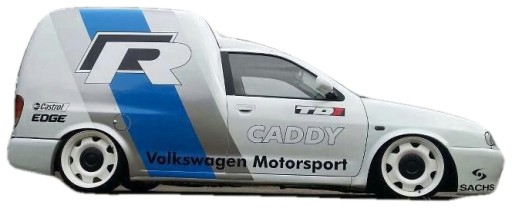 VW CADDY II MK2 amortyzatory sportowe przednie MTS - 3