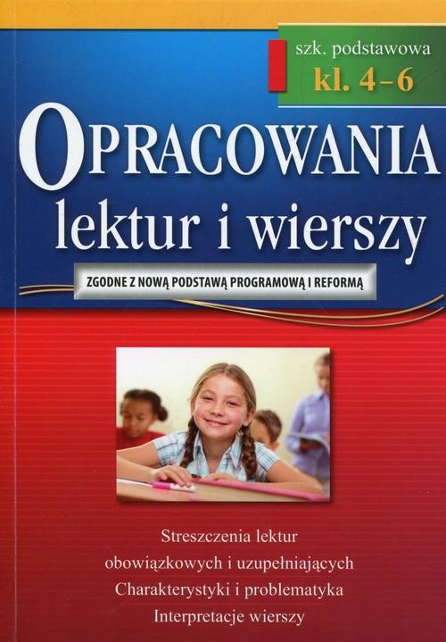 

Opracowania lektur i wierszy 4-6 szkoła podstawowa