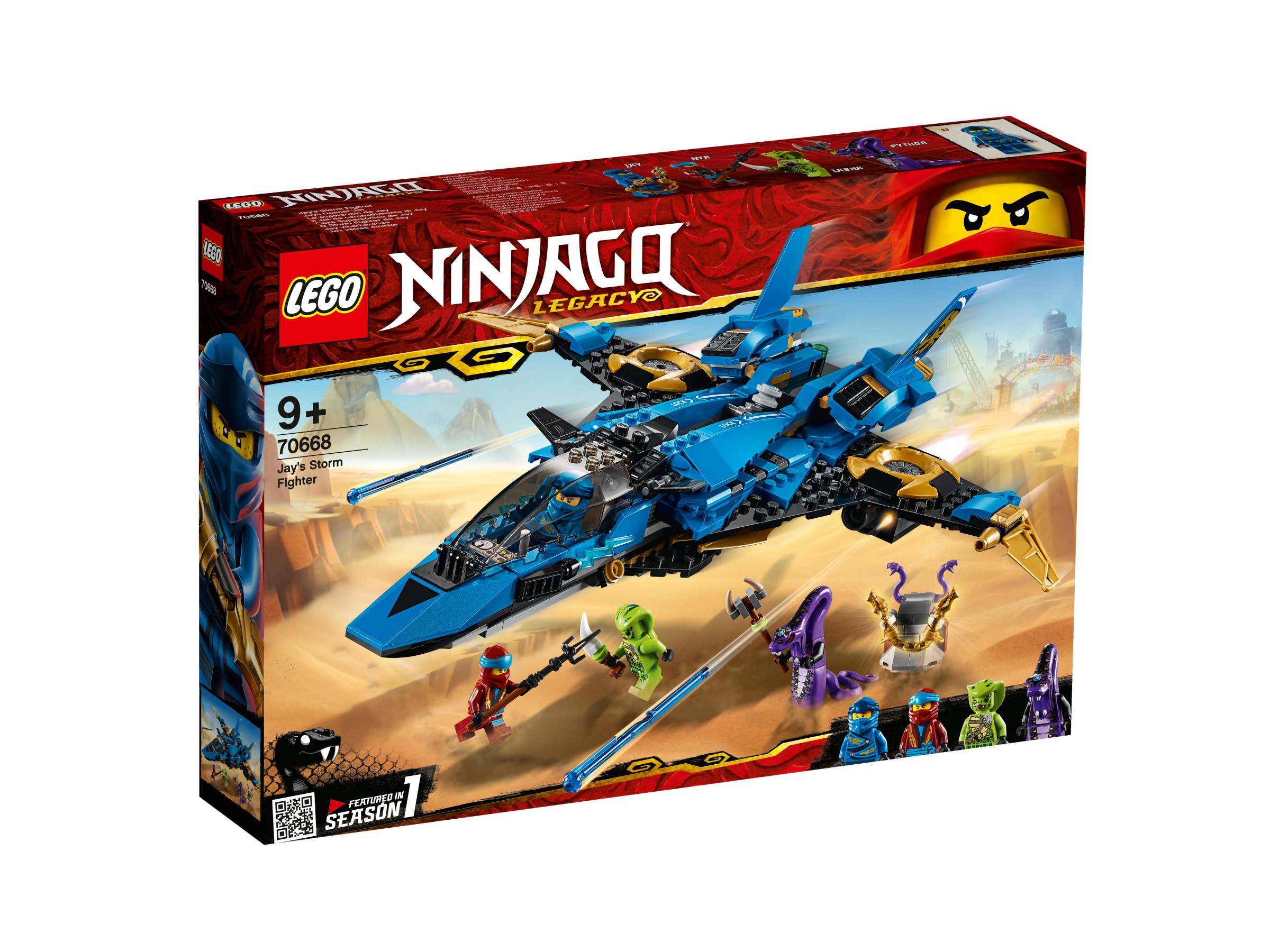 Lego Ninjago Burzowy myśliwiec Jaya 70668