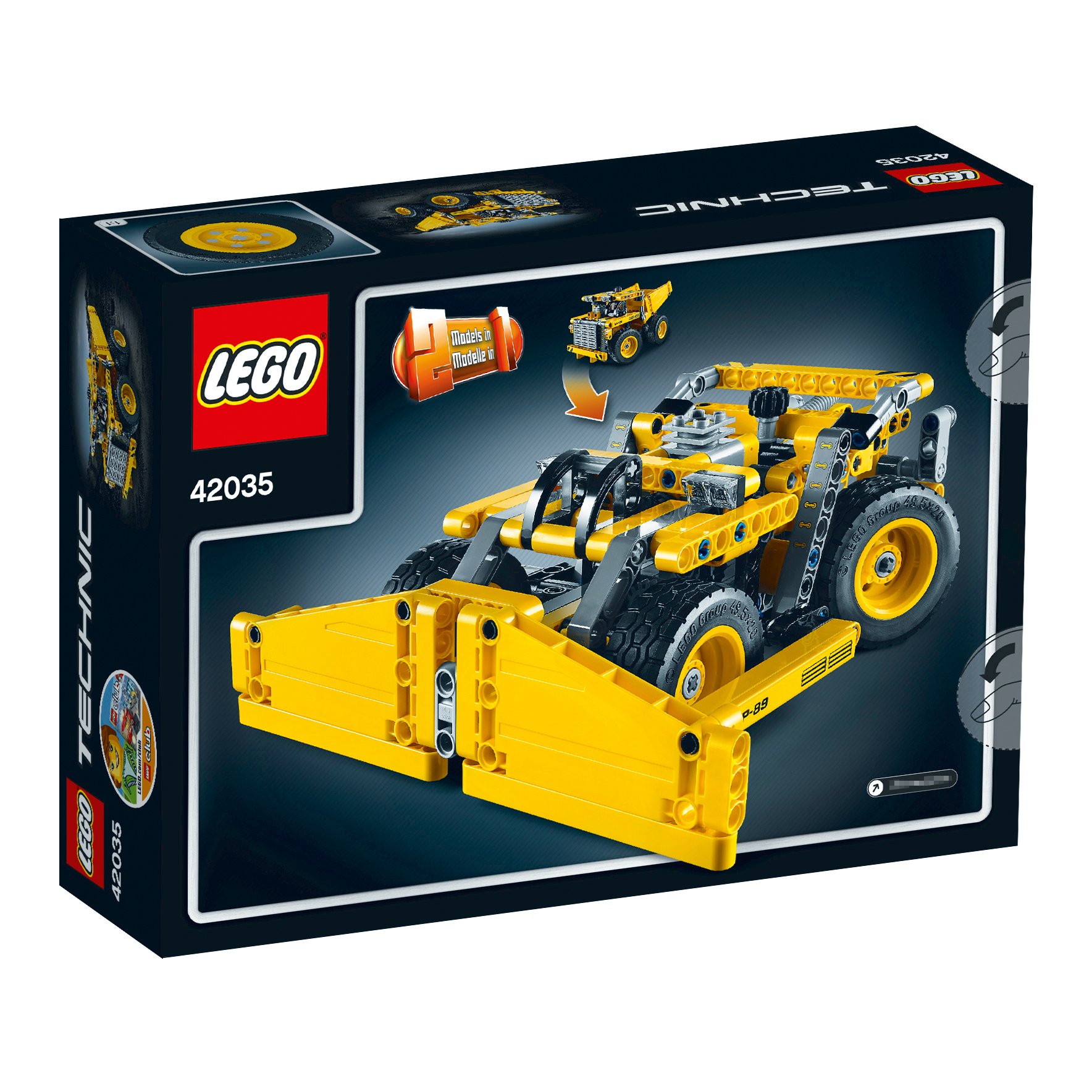 Lego Technic 42035 Ciężarówka górnicza Unikat