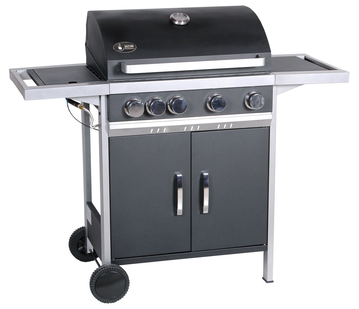 Grill Gazowy Ogrodowy Nebraska Activa 4+1 11,2kW z Rusztem Żeliwnym