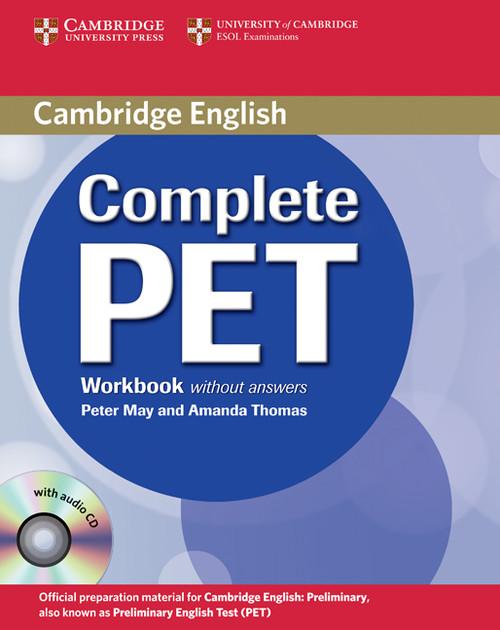 

Complete Pet Workbook without answers + CD May Pet