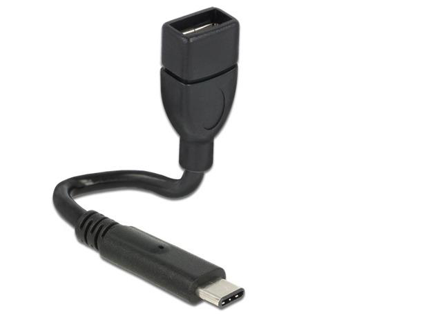 Kabel Delock 83933 Usb 2.0-C > Usb 2.0-A czarny 0,35 m