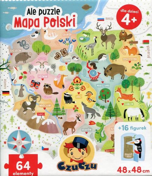 

CzuCzu Ale puzzle Mapa Polski 64 elementy