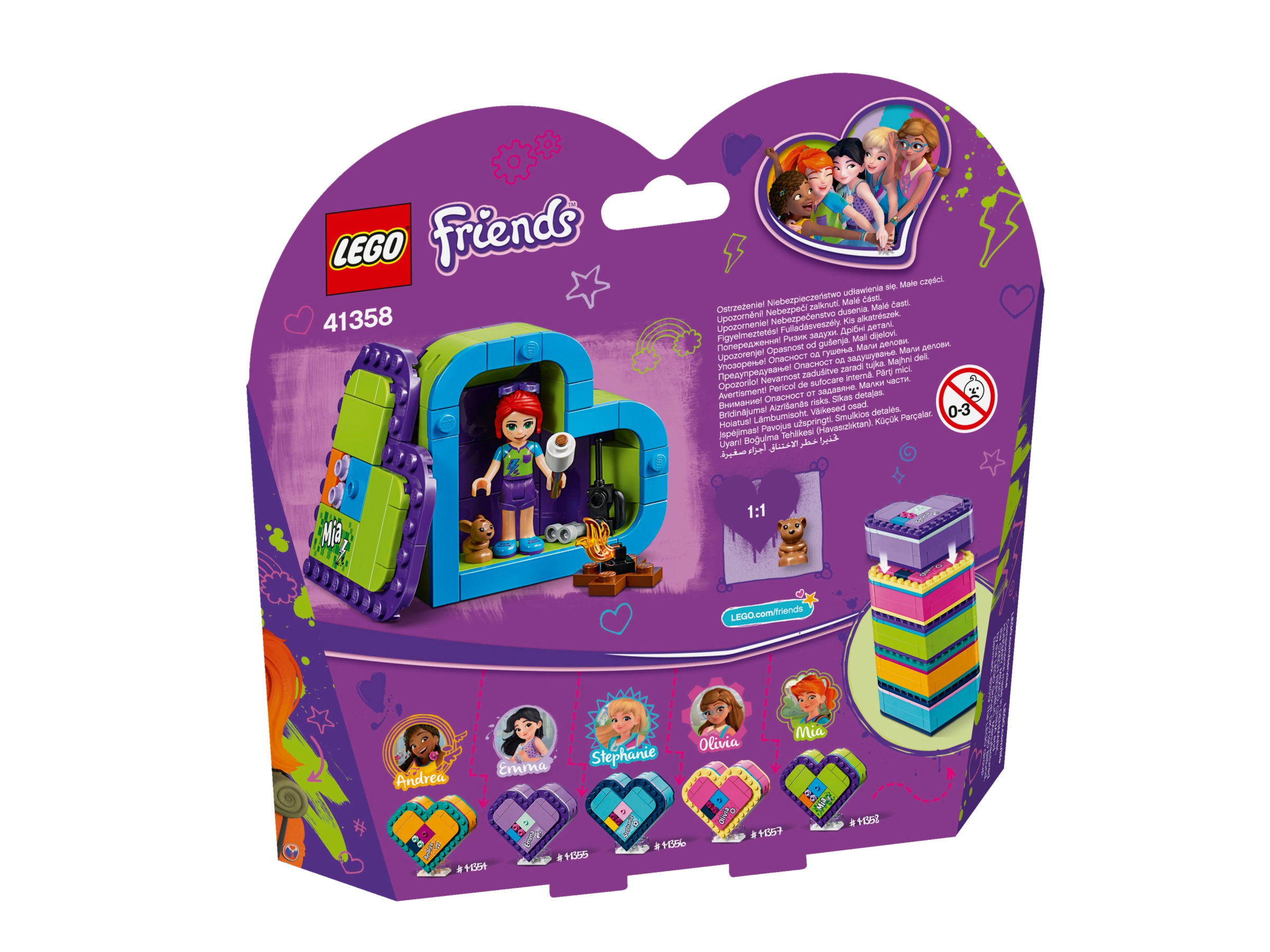 Lego 41358 Friends Krabička ve tvaru srdce Mii
