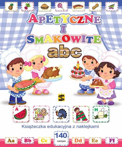 

Apetyczne i smakowite Abc Książeczka edukacyjna z