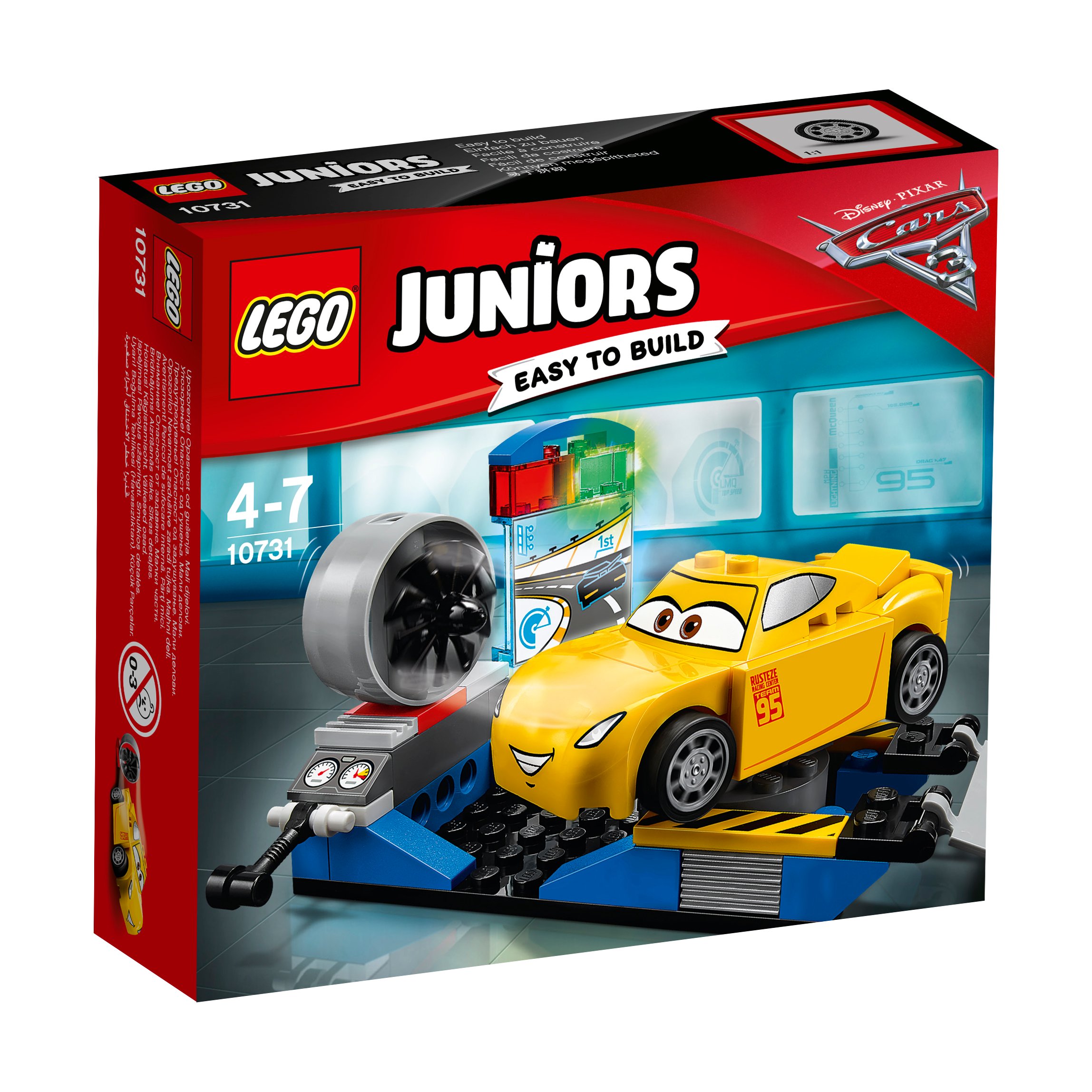 Lego Juniors 10731 Závodní simulátor Cruz Ramirez Stavebnice Auta 3 Nové