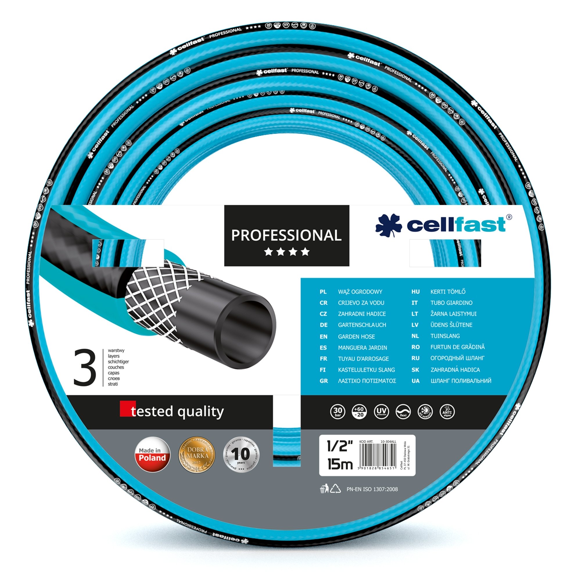 

Cellfast Wąż ogrodowy Professional 1/2" 15 mb