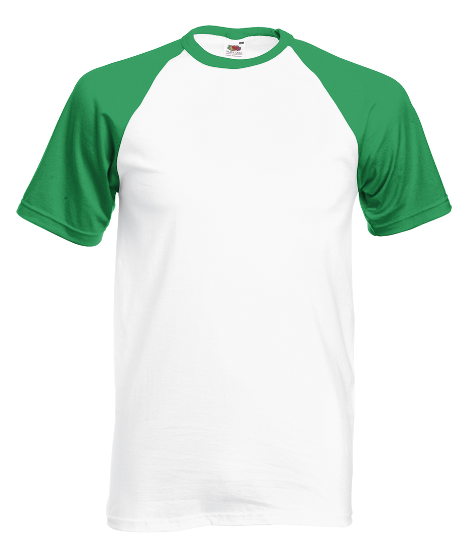 

Koszulka T-shirt Baseball White/Kelly Green L
