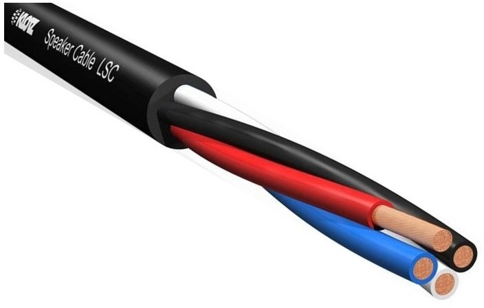 

Klotz LSC440 Kabel Głośnikowy 4x4mm Bi-wire Bi-amp