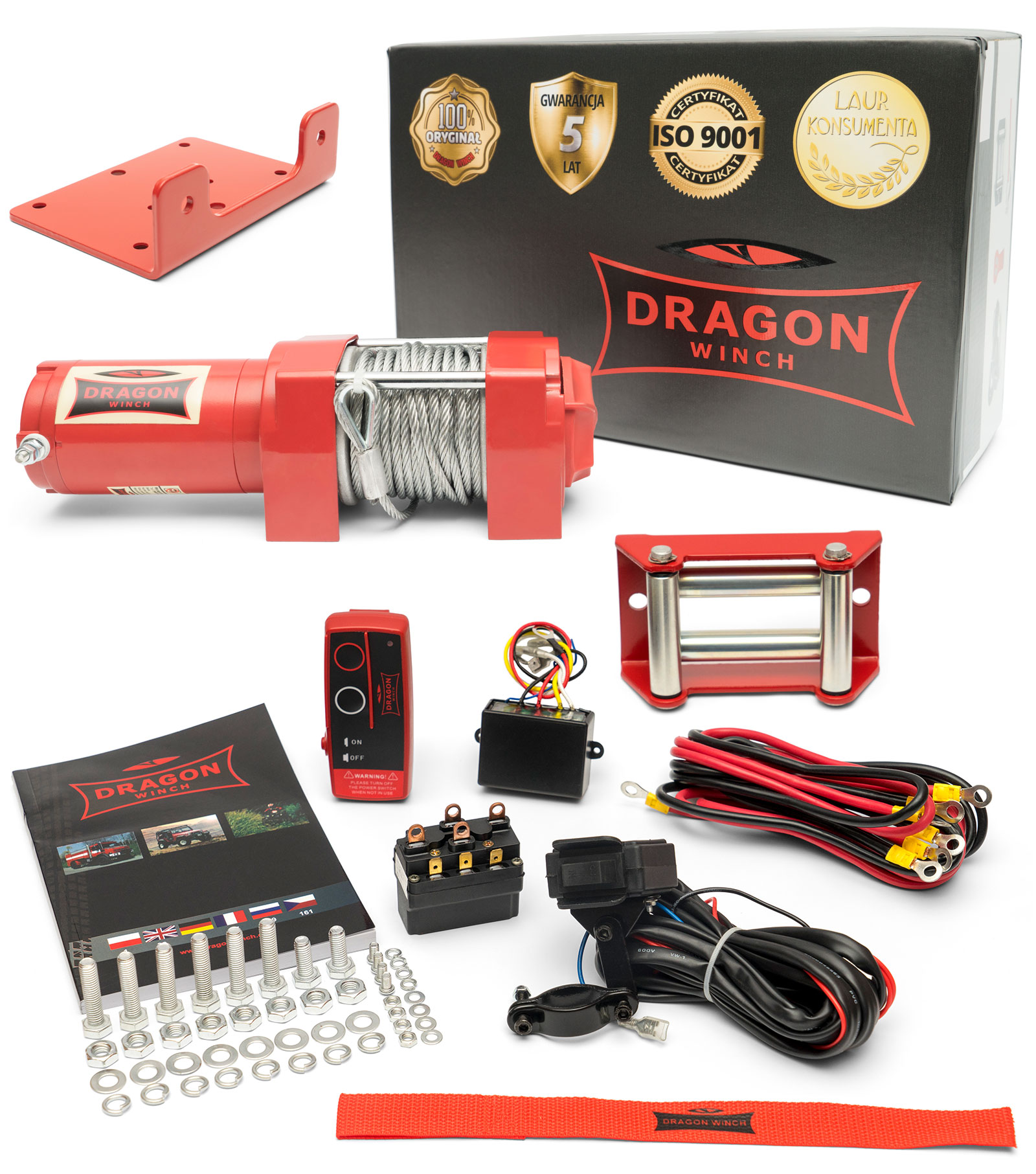 Электрическая лебедка 12V DRAGON лебедка do3, 2T код производителя DWM3500ST