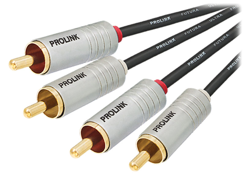 

Kabel Przewód 2 Rca 2RCA Prolink Futura Slim 2m