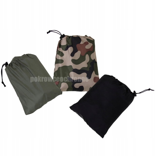 LEKKA PELERYNA PONCHO PŁASZCZ PRZECIWD.XL CZARNY Materiał dominujący poliester