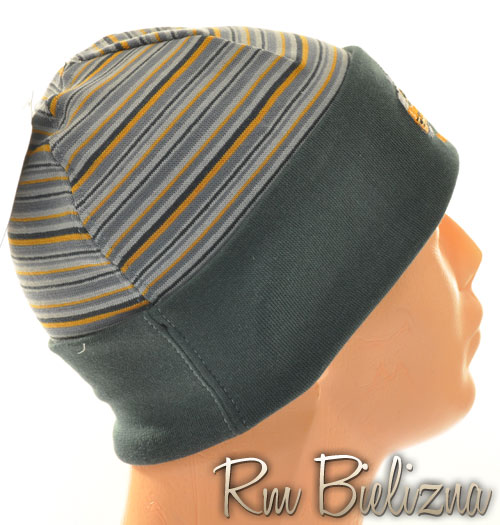 PUPILL TURBO GREY PASKI CZAPECZKA R.48-50 WIOSNA Marka Inna marka