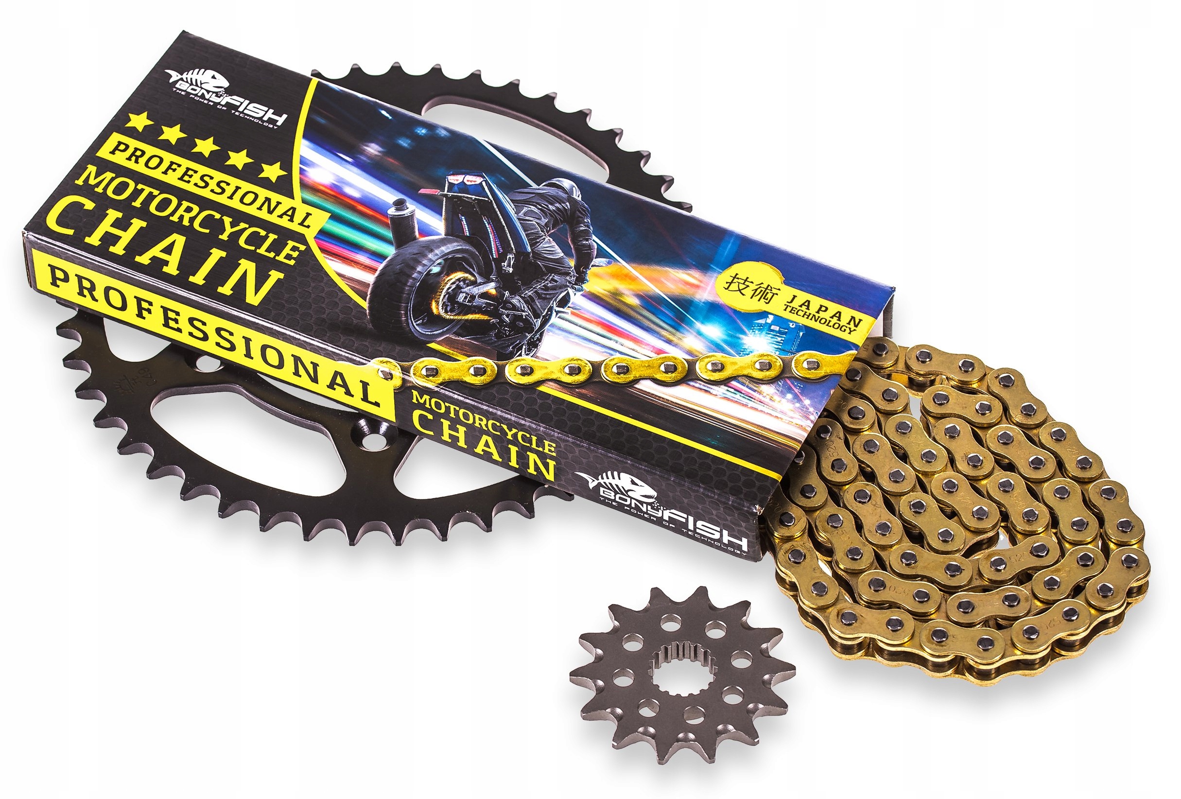

Zestaw napęd-owy Kawasaki Kx 250 99-01r S.Wzmocnio