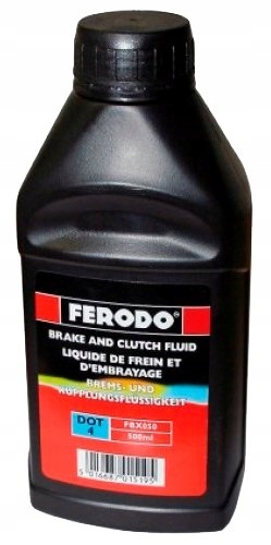 

DOT4 Płyn Hamulcowy i sprzęgłowy Ferodo 500ml