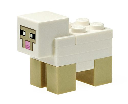 

Lego Minecraft Owca figurka 21114 sheep owieczka