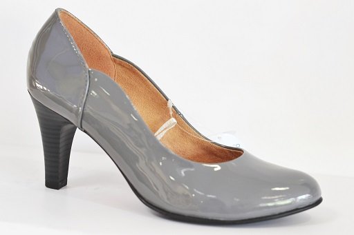 Caprice 22402-27 Lodičky Šedé Lakované VEL.37