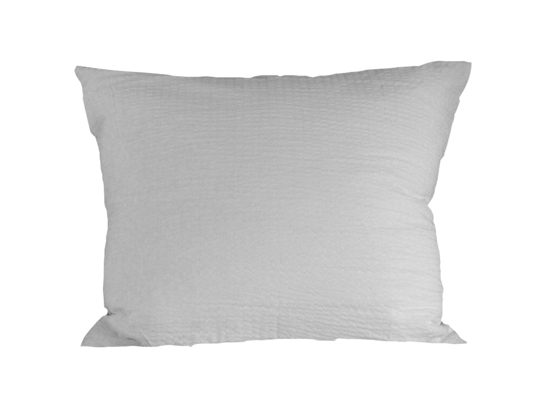 

Hah Kora Lux poszewka 50x60/70 ecru;biała baw.100%
