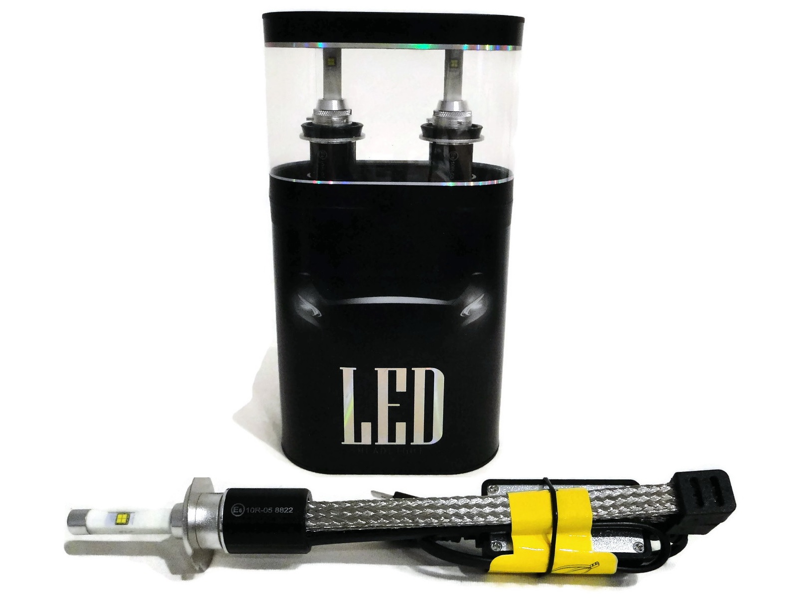 Led Žiarovky H13 80W R4 9600LM 8008 Výkonná Žiarovka