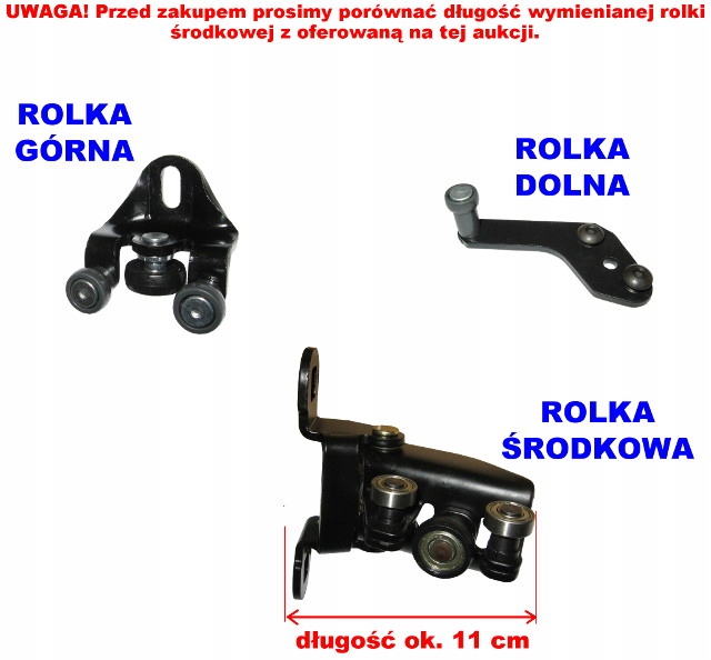 FORD TRANSIT PROWADNICA DRZWI PRZESUWNYCH ZESTAW Part manufacturer other