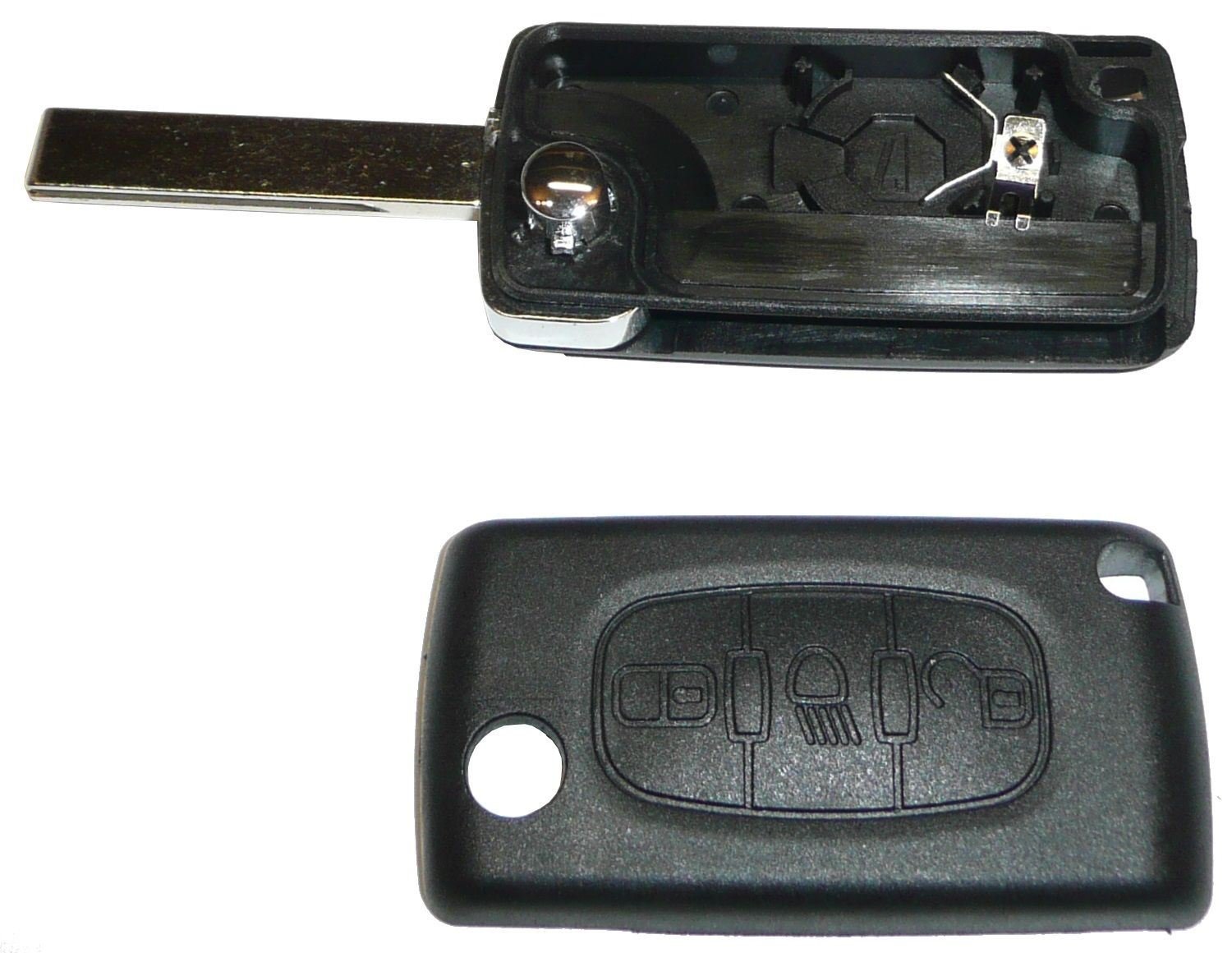 КОРПУС КЛЮЧ ПУЛЬТ CITROEN C2 C3 C4 C5 C6 НОВЕ