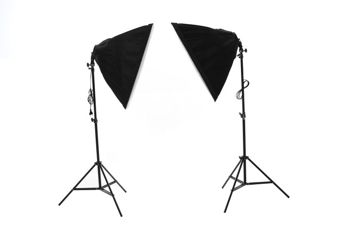 LAMPA ŚWIATŁA CIĄGŁEGO + SOFTBOX 40x40cm + 85W E27 Marka Shoot