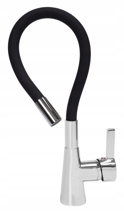 BATERIA KUCHENNA ELASTYCZNA WYLEWKA STOJĄCA CZARNA Typ montażu stojąca