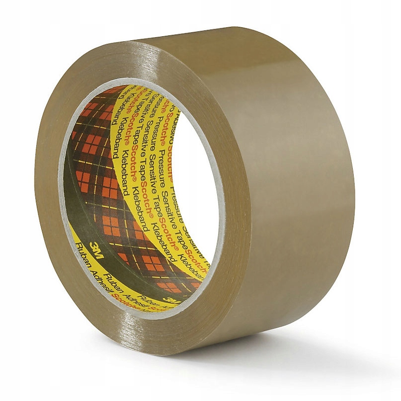 36 Szt. Taśma Klejąca Pakowa 3M Mocna Brązowa 48mm