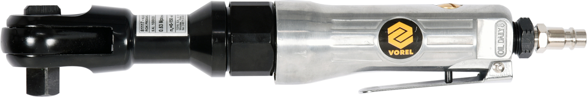 ПНЕВМАТИЧНИЙ КУТОВИЙ КЛЮЧ З ТРІСКАЧКОЮ, ГАРАНТІЯ 1/2