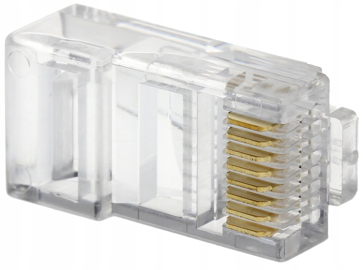 

Wtyk modularny RJ45*P10 opakowanie 10 sztuk