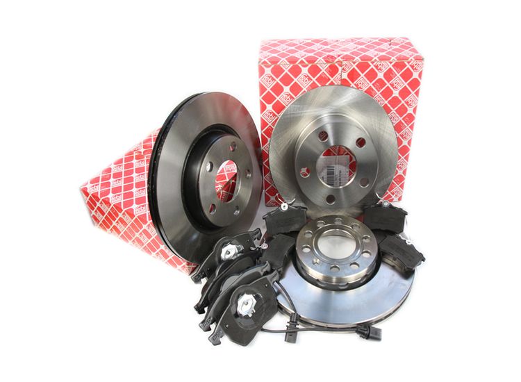 ТОРМОЗНІ ДИСКИ FEBI + КОЛОДКИ ПЕРЕД AUDI A4 B5 280mm ПОВНИЙ
