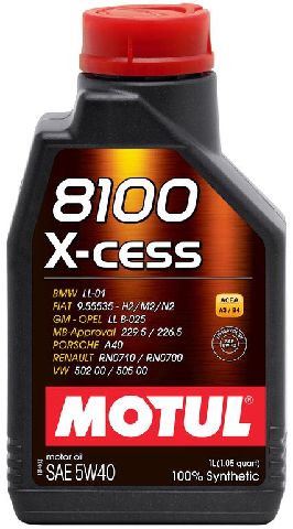 

Motul Olej 5W-40 8100 X-cess 1L