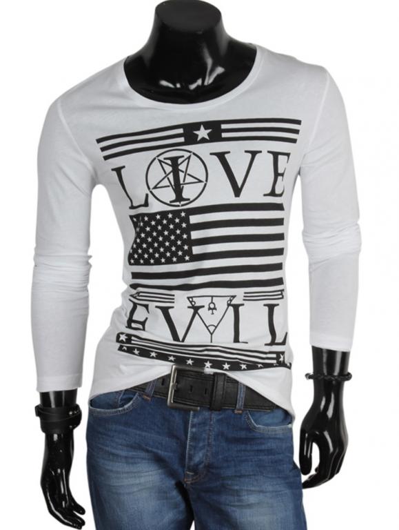 

Trendy Longsleeve Love Evil Przedłużany Tył - S