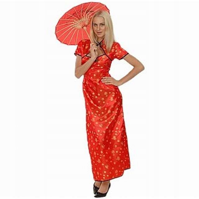 

strój Chinka japonka Kimono kombinezon sukienka