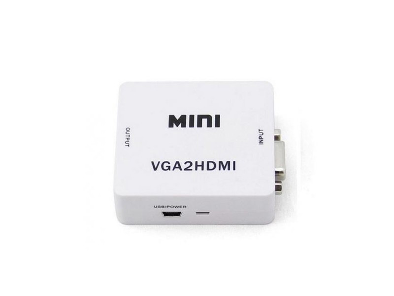 CL-110 Adapter Vga D-sub-hdmi z Audio 3,5 Full Hd