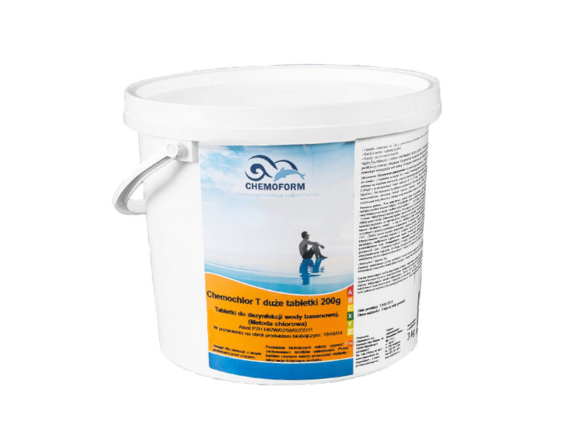 

3kg Tabletki Chlorowe Chlor T 200g Chemia Basenowa