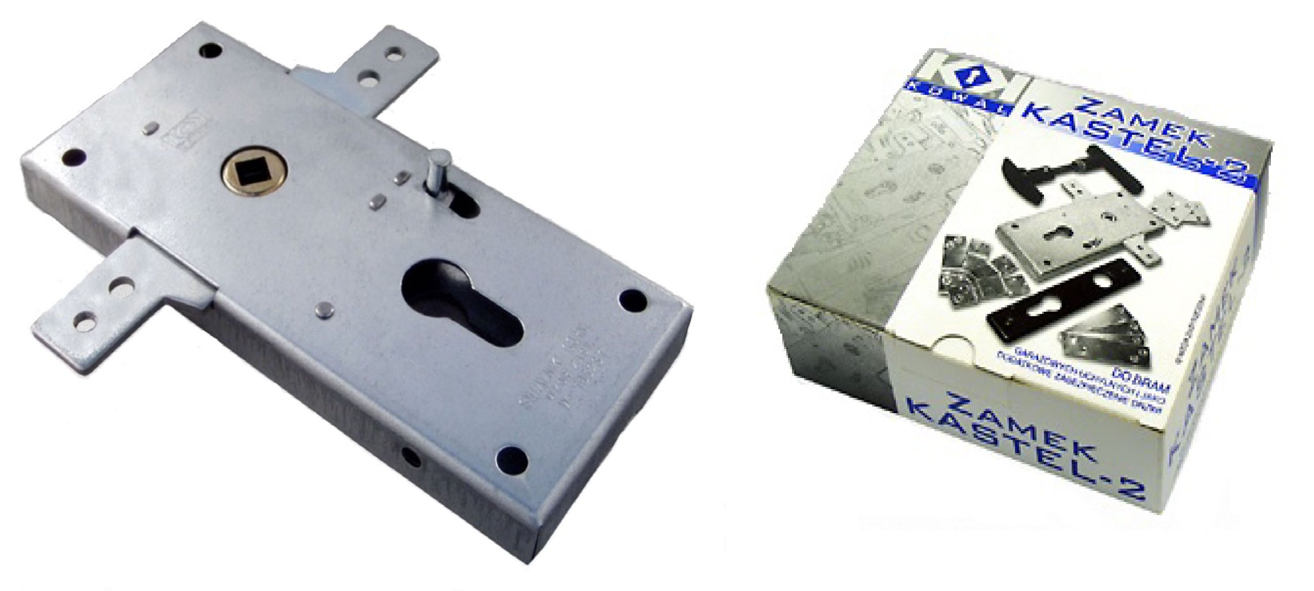 Zámek Pro Garážová Vrata Skladovací Kastel 2 Komplet