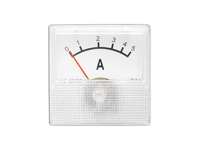 MIERNIK ANALOGOWY AMPEROMIERZ KWADRATOWY MINI 5A