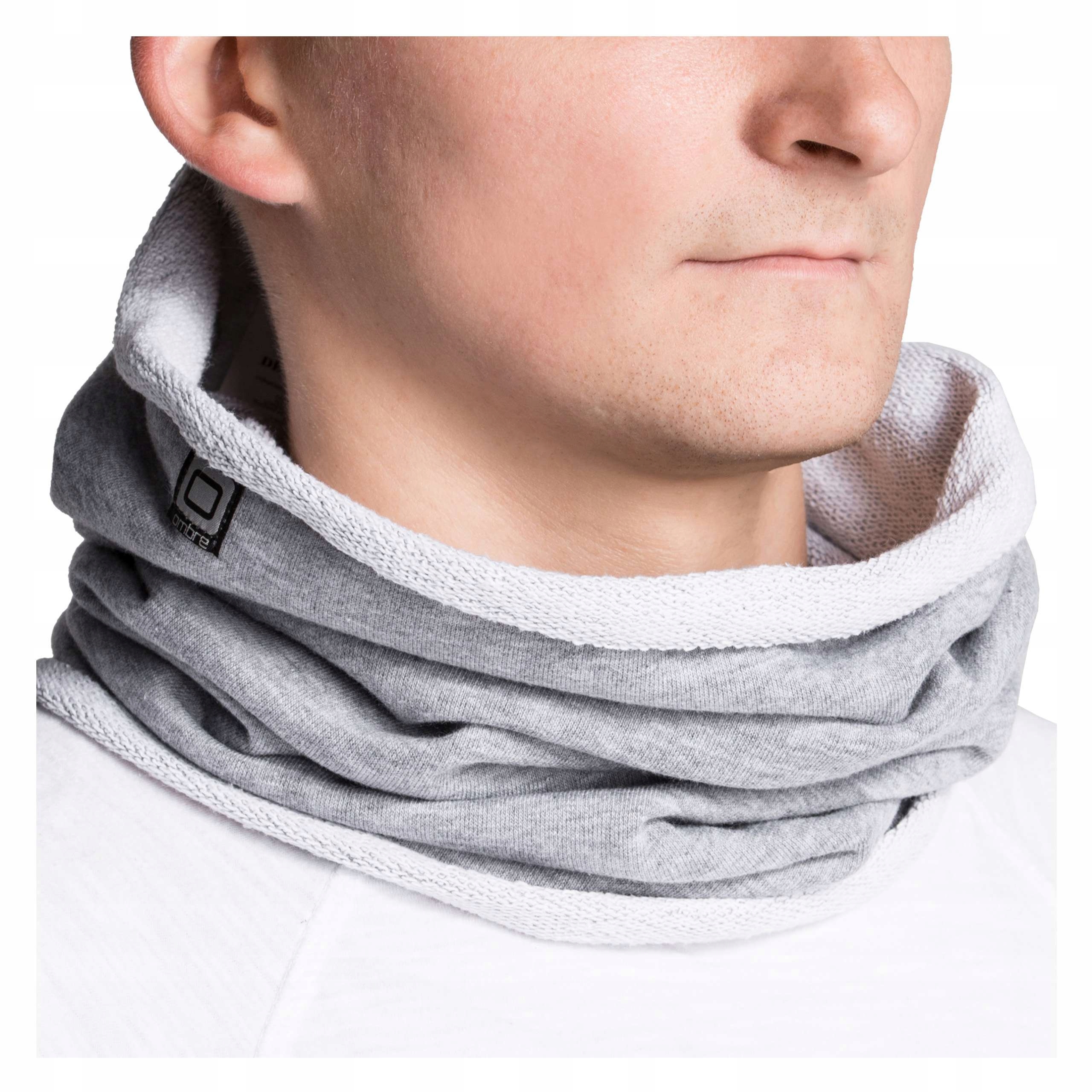 

Komin męski basic casual A063 szary