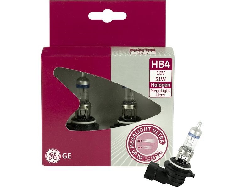 ŻARÓWKA GE HB4 MEGALIGHT ULTRA +90% KOMPLET 2 SZT. 5994100007012 za 143 ...
